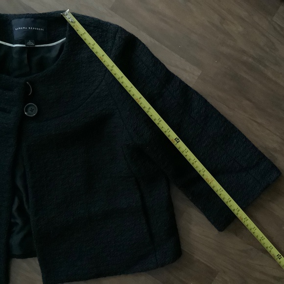 NWOT Banana Republic cropped tweed swing jacket. - Picture 8 of 12